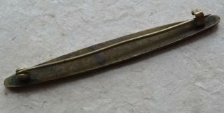antique art deco inlay cloisonne enamel flower brooch c pin - X91 3