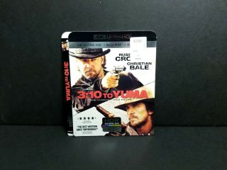 3:10 To Yuma 4k Uhd Blu - Ray Slipcover Only.  Oop And Rare.  No Discs Or Case.