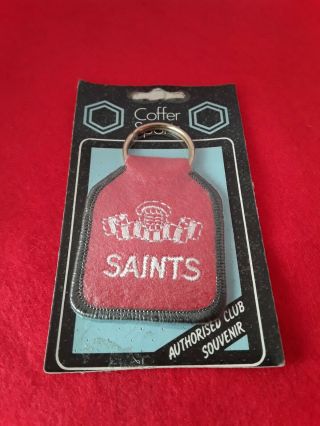 Rare Old Southampton Football Club Carded Keyring Badge By Coffer Sports (2)