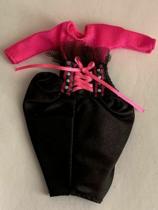 Bratz Girlz Girl Doll (magic Hair Grow & Cut Yasmin) Pink & Black Dress Rare