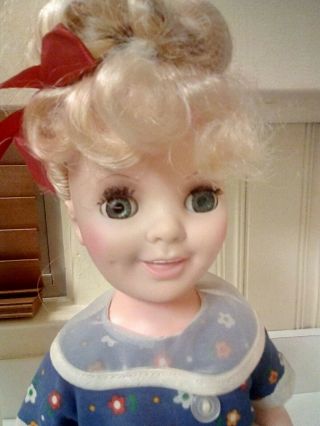 Vintage 1960’s Eegee Miss Sunbeam Advertising Plastic Doll 17 Inches Tall