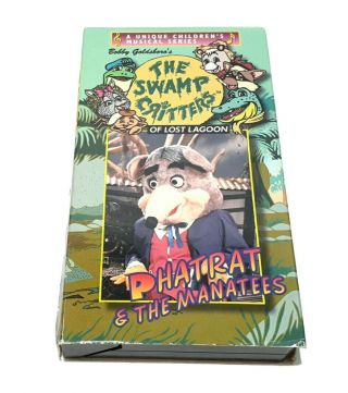 Rare Vintage The Swamp Critters Of Lost Lagoon Phatrat & The Manatees Vhs