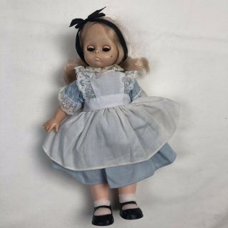 Vintage Playmates Doll Hong Kong 9 " 1980 Alice In Wonderland Doll