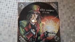 Alice Cooper 12 " Picture Disc Its Me Rare Rock Poison Live Metal Epic