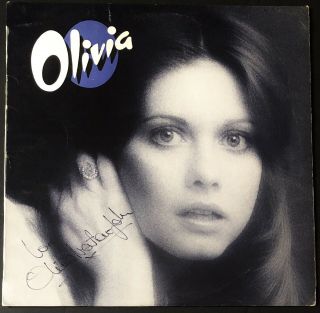 Signed Olivia Newton John Olivia Vinyl Lp Rare Have You Never Been Mellow Grease