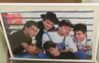 Kids On The Block Poster 1989 Rare Vintage Collectible Oop Live