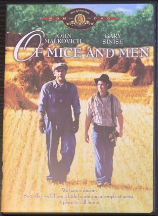 Of Mice And Men (dvd,  2003) John Malkovich Gary Sinise 1992 Rare Oop