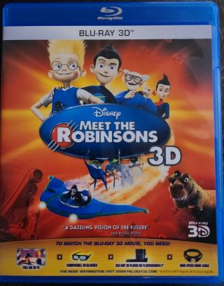 Walt Disney Meet The Robinsons 3d Blu - Ray - Region Rare