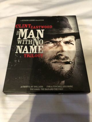 Clint Eastwood - The Man With No Name Trilogy (blu - Ray) Rare Slipcover
