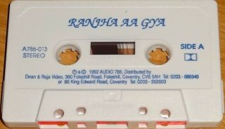 Surinder Shinda - Ranjha Aa Gya - Bhangra Punjabi Indian Folk Cassette Tape RARE 3