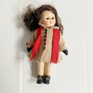 Vintage Vogue Ginny Doll - 1986 Pea Coat Scarf Brunette