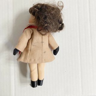 Vintage Vogue GINNY doll - 1986 Pea coat Scarf Brunette 2