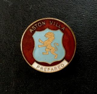 Rare Old Club Crest Aston Villa F.  C Badge