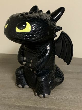 How To Train Your Dragon - RARE - Toothless Dragon Piggy Bank - Dreamworks CUTE 2