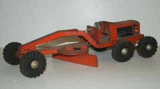 Vintage Wyandotte Toys Usa Pressed Steel Construction Road Grader Tractor
