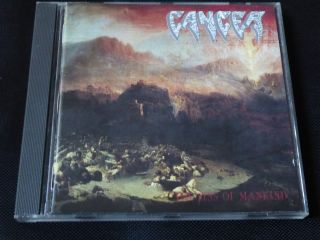 Cancer - The Sins Of Mankind (rare Cd 1993) Ft.  Members Of Hail Of Fire