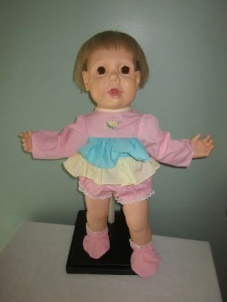 Vintage 1984 Hasbro J Turner Real Baby Doll - Lifelike - 20 "