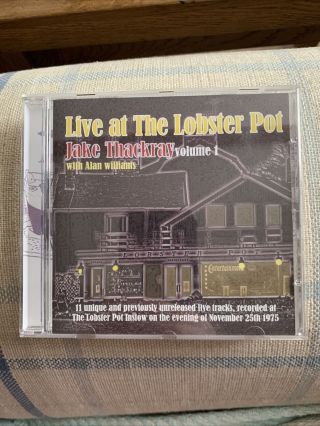Rare Jake Thackray Live At The Lobster Pot Vol 1 Cd With Alan Williams 1975