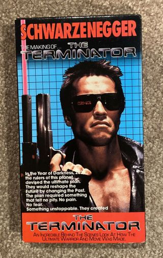The Making Of The Terminator (vhs 1990) Rare Vcr Tape United American Video Corp