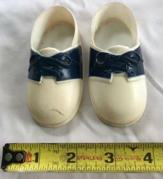 Vintage 1962 Mattel Charmin ' Chatty Cathy Baby Doll Shoes 4 