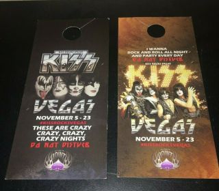 Very Rare Kiss Las Vegas Residency Hard Rock Hotel Do Not Disturb Sign