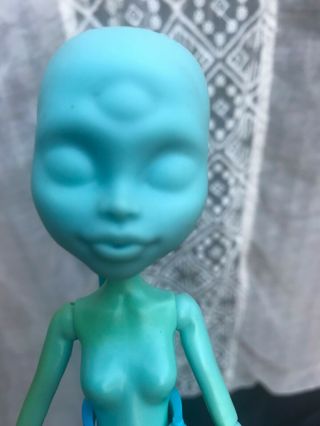 Rare Monster High Doll Cam Create A Monster Three Eyed Ghoul With Body Repaint