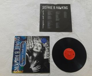 Sophie B.  Hawkins Tongues And Tails 1st Press 1992 Netherlands Lp Columbia Rare