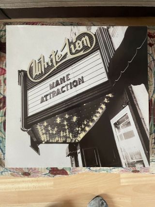 White Lion Mane Attraction Vinyl Rare