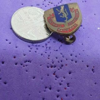 Very Rare Old Glasgow Rangers Football Club Supporters Pin Badge (b125)