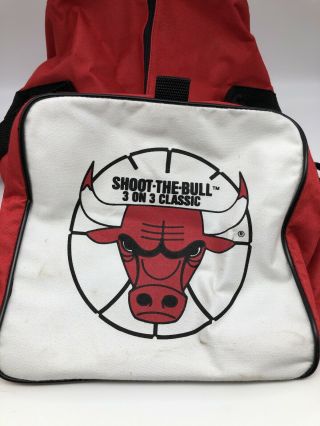 Rare Vintage Chicago Bulls Shoot The Bull 3 On 3 Classic Duffle Bag.