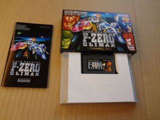 Rare Nintendo Gameboy Advance F - Zero Climax Gba Soft Game Boy