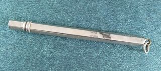 Edwardian Silver Needle Case / Pencil Holder Francis Webb Birmingham 1910 Azx