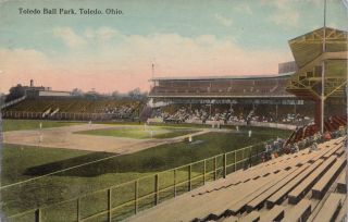 Baseball C.  1908 Toledo Ohio State - Of - The - Art Baseball Park Home Of The Mud Hens