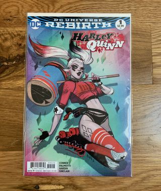 Harley Quinn 1 Babs Tarr Color Variant Cover Dc Comics Rebirth 2016 Rare Htf