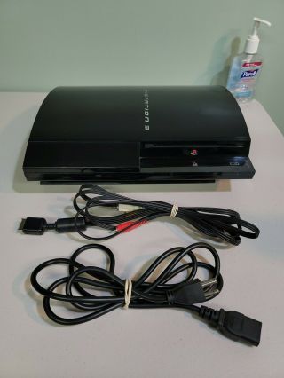 Rare Sony Playstation 3 Backwards Compatible Launched Edition Black Version Ps3