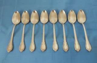 Rogers International Silver Silverplate 1948 Remembrance Teaspoons Spoons - 8