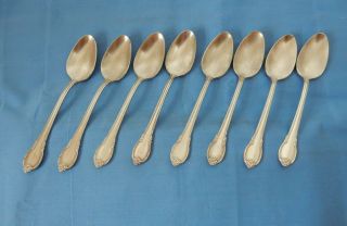 Rogers International Silver Silverplate 1948 Remembrance Teaspoons Spoons - 8 3