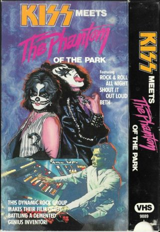 Kiss Meets The Phantom Of The Park Vhs Rare 1986/1988 Goodtimes Hanna - Barbera