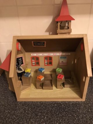 Sylvanian Families Calico Critter Vintage 1987 Tomy School House