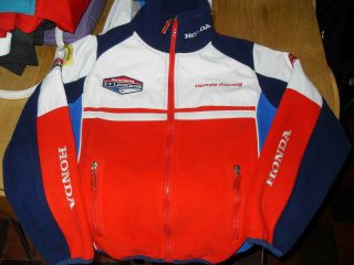 Rare Honda Racing Tt Legends Official Merchandise Childrens Fleece Jacket 7 - 8