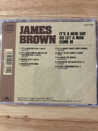 It ' s a Day - So Let a Man Come In - James Brown - Rare Japan CD Polydor 2