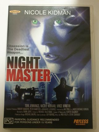 Night Master Dvd Nicole Kidman Rare Item