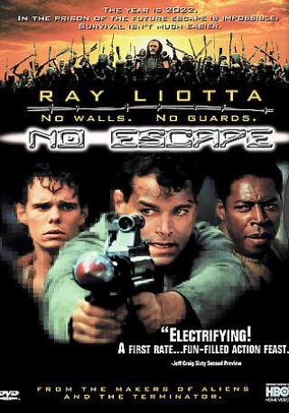 No Escape (dvd,  1998) Rare Oop Ray Liotta - Good " Read " - A4