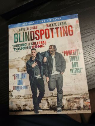 Blindspotting (blu - Ray,  Dvd,  A Rare Oop Slip Cover,  No Digital)
