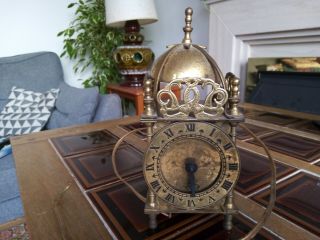 Vintage Smith’s Brass Lantern Clock for spares / repair 2
