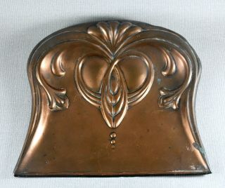 Art Nouveau Arts & Crafts Copper Butlers Crumb Tray