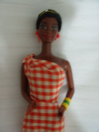 Vintage Collectable Barbie Dolls Of The World.  Kenyan From 1993