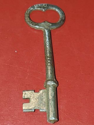 Rusell & Erwin Antique Mortise Lock Skeleton Key 58 R&e Door Key Number 58
