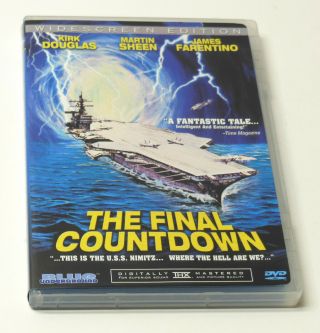 The Final Countdown 1980 Dvd Rare Oop Wwii Pearl Harbor Us Navy Time Travel Film