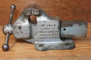 Antique " Reed Mfg.  Co.  " No.  103r Machinist Vise 3 " Jaws Rare Collectible